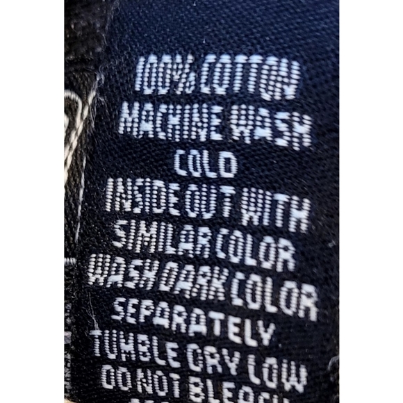 Southpole Y2K Wide Leg Baggy Jeans Red Tab Mens Size 30 Faded Black RN82628 - Picture 9 of 9